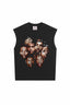 2025 cross-border summer American retro classic portrait BIGFACE spray printed short sleeved pure cotton men's T-shirt (6)
