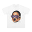 2025 cross-border summer American retro classic portrait BIGFACE spray printed short sleeved pure cotton men's T-shirt (48)