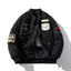 Mens Vintage Jackets Couple Oversize Flight Suit