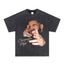 2025 cross-border summer American retro classic portrait BIGFACE spray printed short sleeved pure cotton men's T-shirt (26)