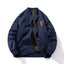Letter Embroidery Loose Baseball Flight Suit