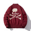Mens Vintage Baseball Uniform Bomber Jacket