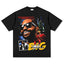 2025 cross-border summer American retro classic portrait BIGFACE spray printed short sleeved pure cotton men's T-shirt (76)