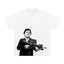 2025 cross-border summer American retro classic portrait BIGFACE spray printed short sleeved pure cotton men's T-shirt (44)