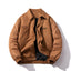 Lapel Baseball Jacket Ruffian Padded Jacket