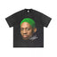 2025 cross-border summer American retro classic portrait BIGFACE spray printed short sleeved pure cotton men's T-shirt (20)