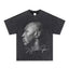 2025 cross-border summer American retro classic portrait BIGFACE spray printed short sleeved pure cotton men's T-shirt (38)
