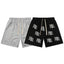 Mixed Emotion Casual Shorts – Rhinestone Gothic Letter Print