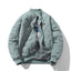 Rhombus Cotton Vintage Baseball Jacket