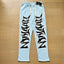 Mixed Emotion Studded Gothic Graphic Straight‑Leg Sweatpants