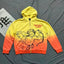 Mixed Emotion Gradient Cupid Graphic Zip‑Up Hoodie