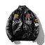 Mens Vintage Jackets Embroidery Autumn Winter