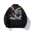 Mens Vintage Jackets Embroidered Jacket Flight Suit