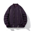 Zipper Baseball Padded Jacket Flight Jacket
