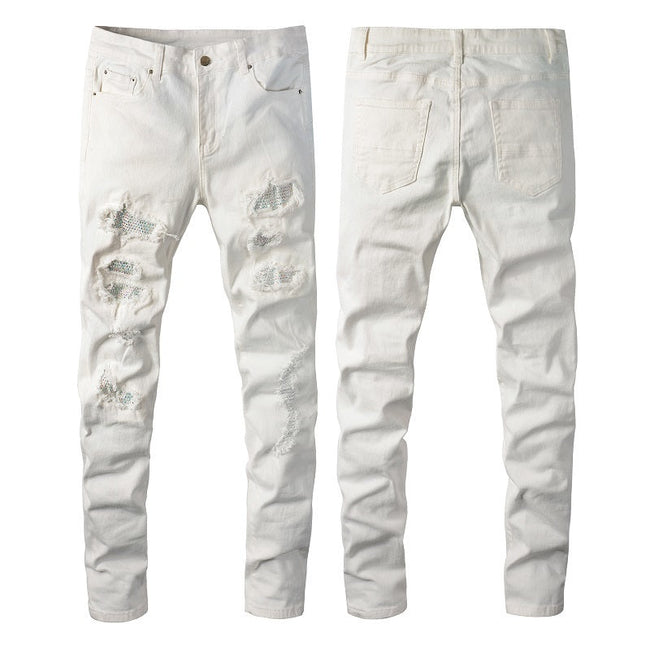 Men Trendy Jeans Pure cotton high quality Hover Image
