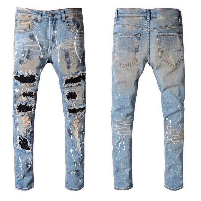 Men Trendy Jeans Pure cotton high quality Hover Image