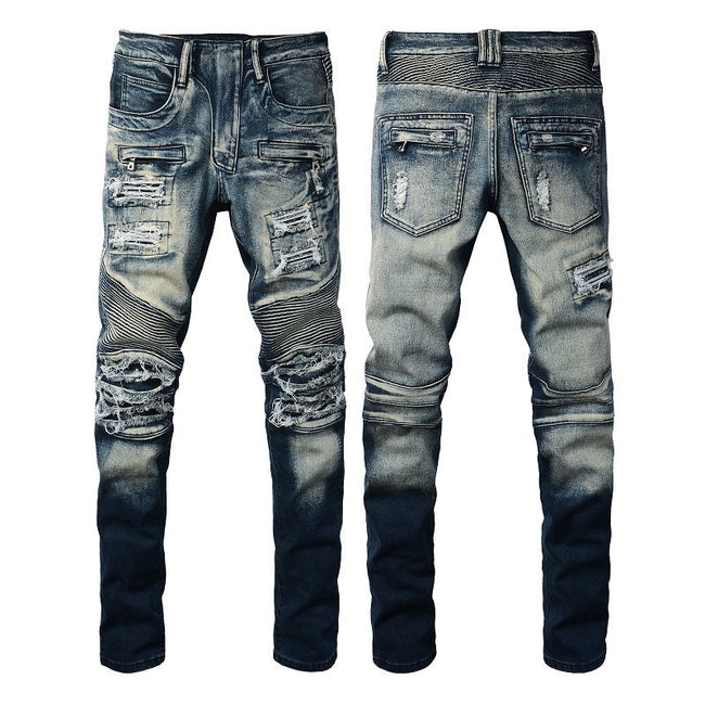 Men Trendy Jeans Pure cotton high quality Hover Image