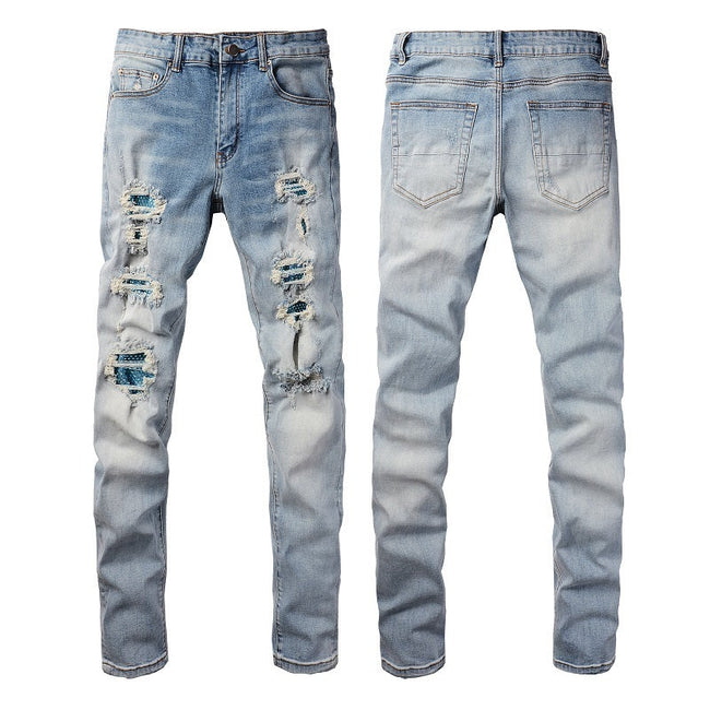 Men Trendy Jeans Pure cotton high quality Hover Image