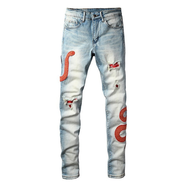 Men Trendy Jeans Pure cotton high quality Main Image