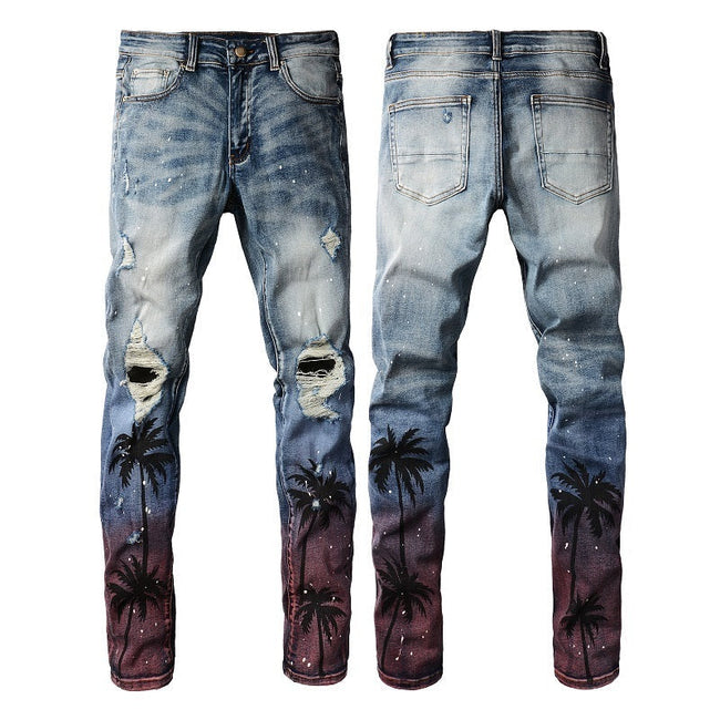 Men Trendy Jeans Pure cotton high quality Hover Image