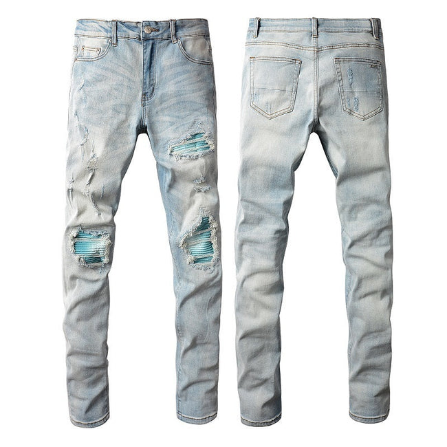 Men Trendy Jeans Pure cotton high quality Hover Image
