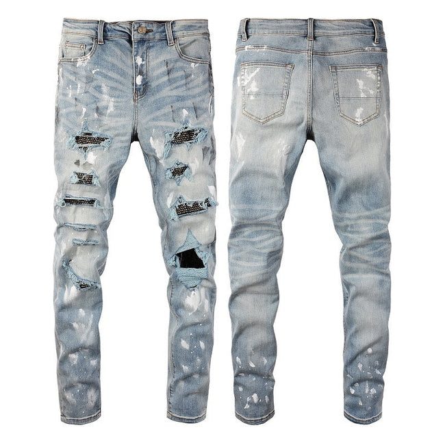 Men Trendy Jeans Pure cotton high quality Hover Image