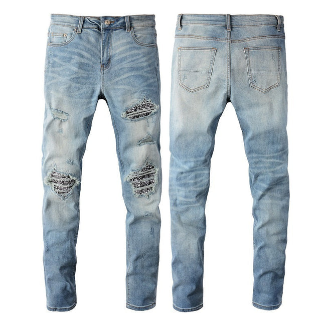 Men Trendy Jeans Pure cotton high quality Hover Image