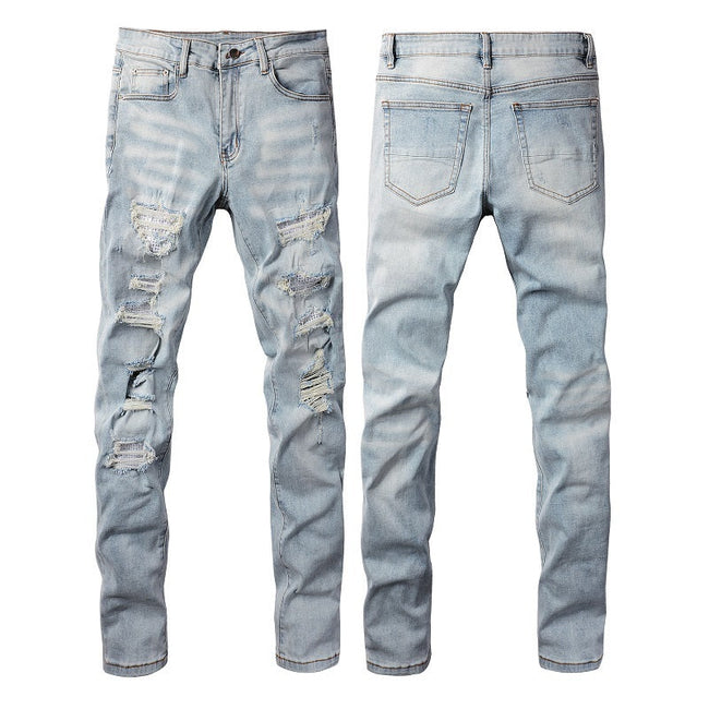 Men Trendy Jeans Pure cotton high quality Hover Image