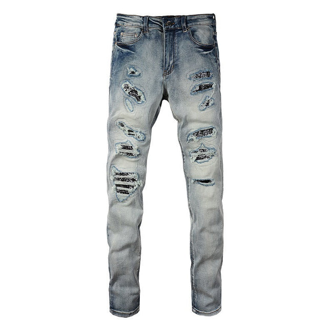 Men Trendy Jeans Pure cotton high quality Main Image