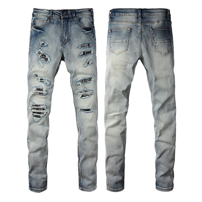 Men Trendy Jeans Pure cotton high quality Hover Image