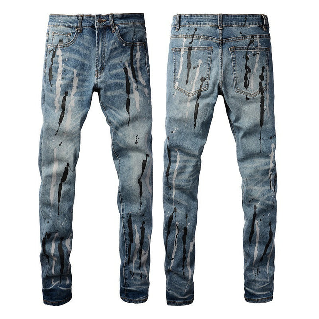 Men Trendy Jeans Pure cotton high quality Hover Image