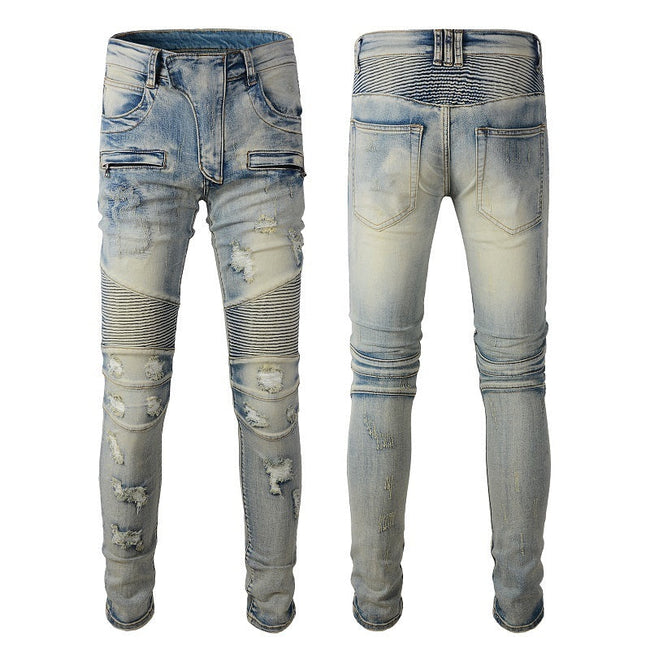 Men Trendy Jeans Pure cotton high quality Hover Image
