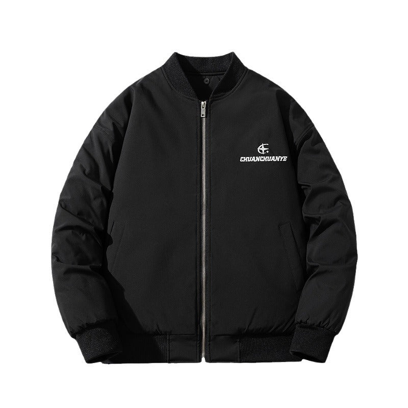 Baseball Jacket Padded Hooded Jacket