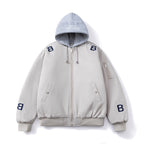 Baseball Uniform Versatile Padded Jacket