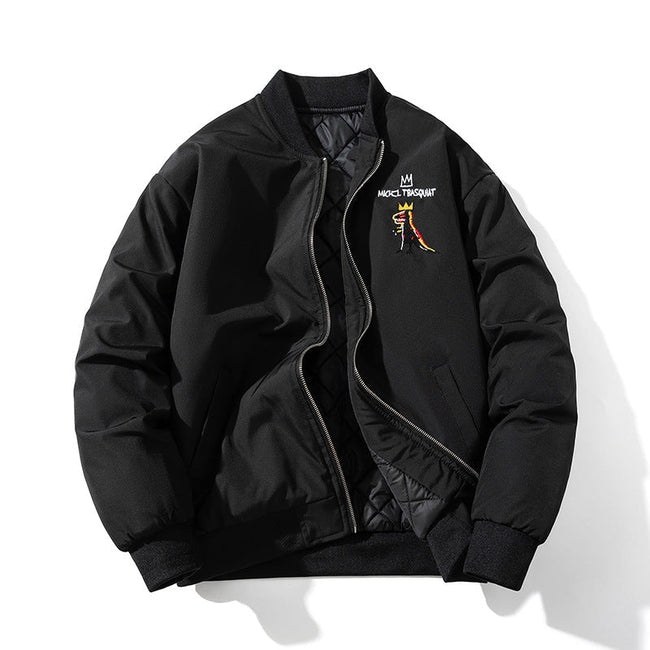 Embroidered Jacket Padded Flight Suit Baseball Suit Main Image