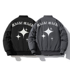 Jersey cotton jacket couple hooded