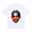 2025 cross-border summer American retro classic portrait BIGFACE spray printed short sleeved pure cotton men's T-shirt (10)