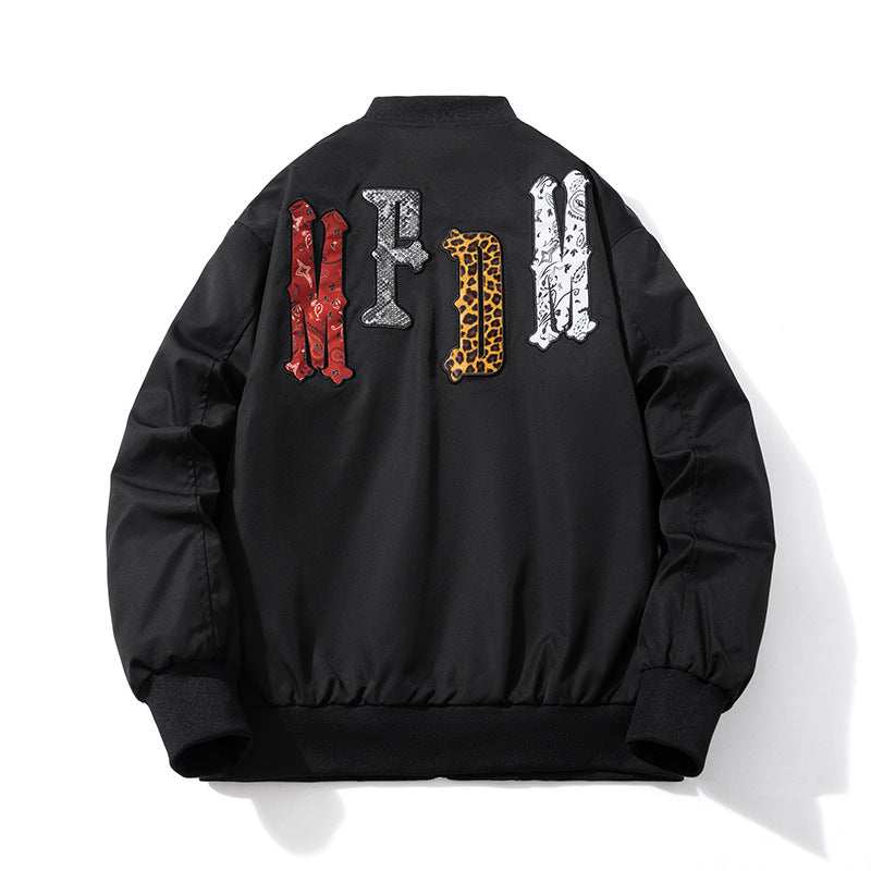Embroidered Jacket ins Trendy Baseball Suit Flight Suit