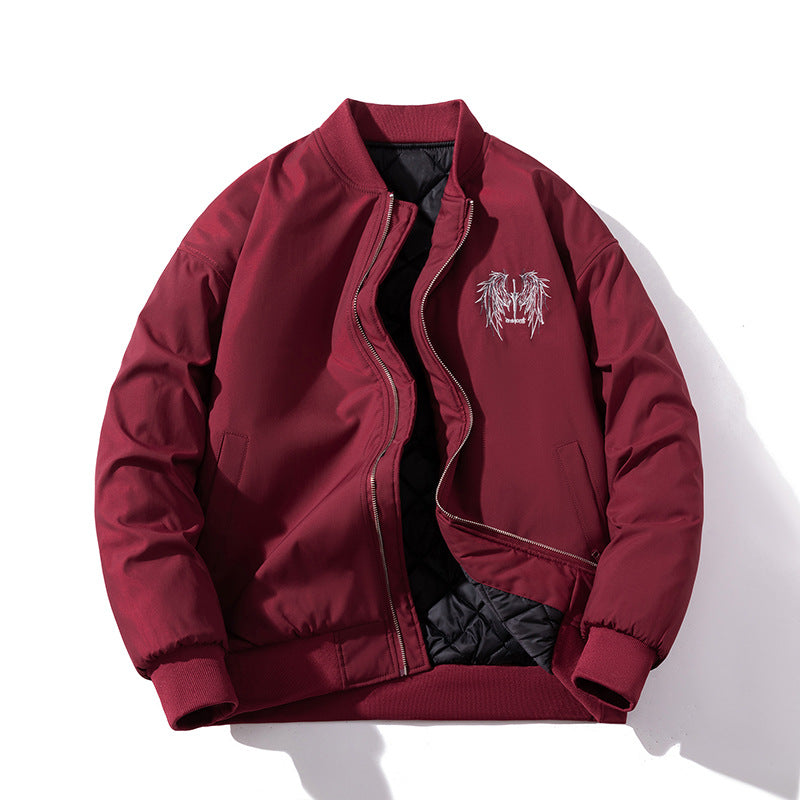 Padded Jacket Embroidered Baseball Jacket