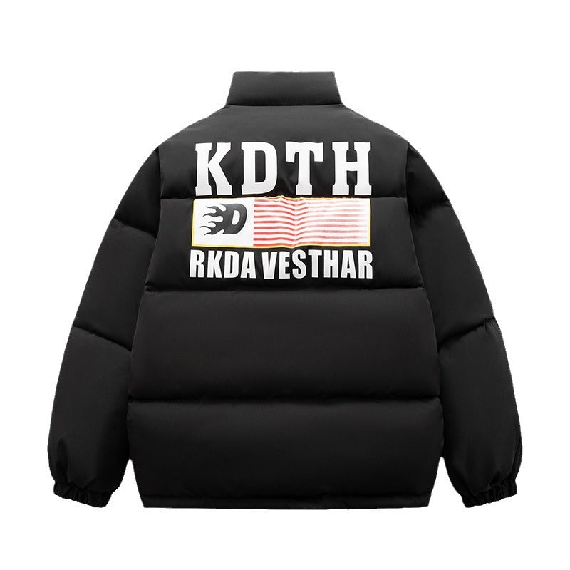 High Street Stand-Up Collar Warm Padded Jacket
