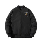 Embroidered Jacket Padded Flight Suit Baseball Suit