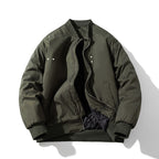 Loose Trend Baseball Suit Zip Padded Flight Suit