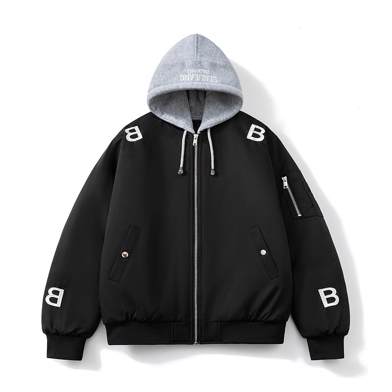 Baseball Uniform Versatile Padded Jacket