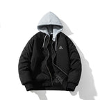 Jacket Loose Baseball Suit Flight Suit Hooded