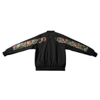 Hong Kong Style Dragon Pattern Splicing Baseball Jacket