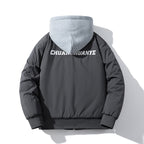 Baseball Jacket Padded Hooded Jacket