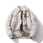 Lapel Baseball Jacket Ruffian Padded Jacket