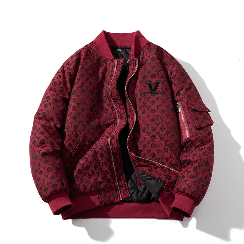 Trendy Baseball Suit Hip Hop Padded Jacket