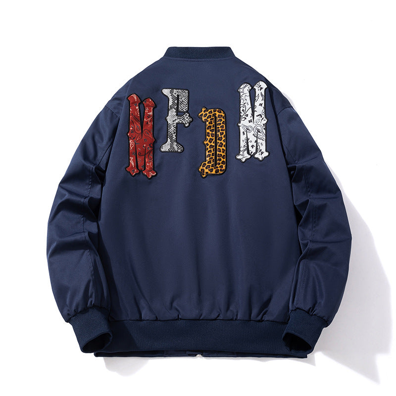 Embroidered Jacket ins Trendy Baseball Suit Flight Suit
