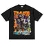 2025 cross-border summer American retro classic portrait BIGFACE spray printed short sleeved pure cotton men's T-shirt (74)